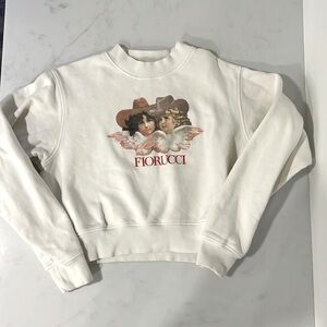 Fiorucci Cropped Angels Sweatshirt